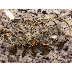 Bundle of 5 Alex & Ani bangles